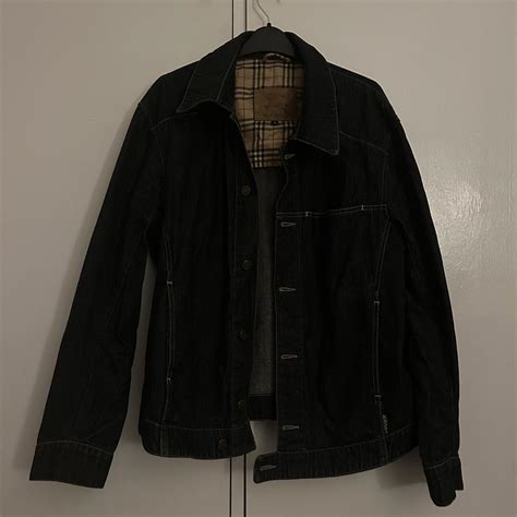 vintage Burberry denim jacket